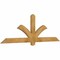 Ekena Millwork Redmond Rough Sawn Timber Gable Bracket, Western Red Cedar, 72"W x 24"H x 2"D x 4"F, 8/12 Pitch GBW072X24X0204RED00RWR - alternate 2